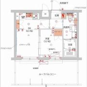 ハーモニーレジデンス武蔵小杉フォレストスクエアの間取り画像