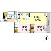 セレスティア上鷺宮Ⅱの間取り画像