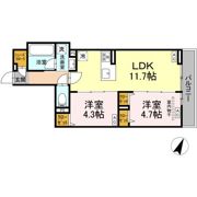 セレスティア上鷺宮Ⅱの間取り画像