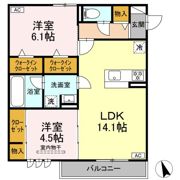 TORISIA加納南陽の間取り画像