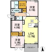 セレスティア旭町の間取り画像