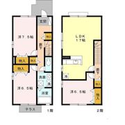 鴻池タウンハウス A棟の間取り画像