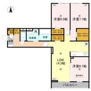 (仮称)D-ROOM橿原市畝傍御陵前PJ A棟の間取り画像