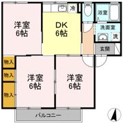 シャトル春水 C棟の間取り画像