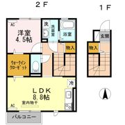 ベイ クレストの間取り画像