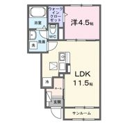 メゾンシエルブルーの間取り画像