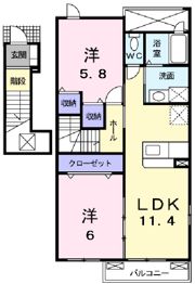 ノーブル桜岡の間取り画像