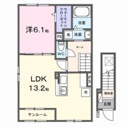 デスティニーAの間取り画像
