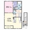 デスティニーAの間取り画像
