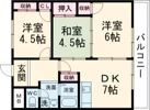 ロイヤルヨークヴィレッジⅠの間取り画像