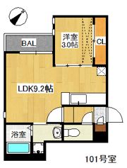 Grandtic 室見南の間取り画像