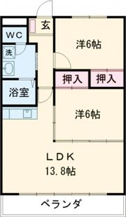 リパルティーレ伊賀の間取り画像