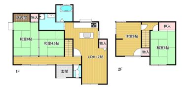 福田3丁目戸建ての間取り画像