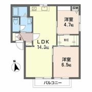 カーサワンセブン A棟の間取り画像