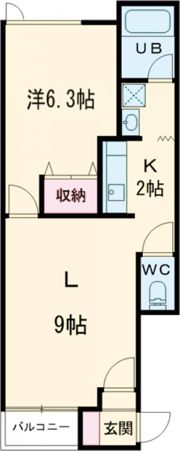 リヴェール松陰の間取り画像