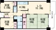 サーパス中須賀の間取り画像