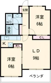 ジェイステージ苫小牧Ⅱの間取り画像