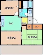 セゾンソレーユCの間取り画像