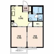 エルベ Bの間取り画像