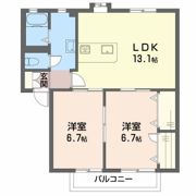 ビラヒスイ Dの間取り画像
