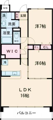 カーサグランデの間取り画像