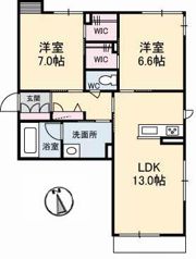 サニーガーデンの間取り画像