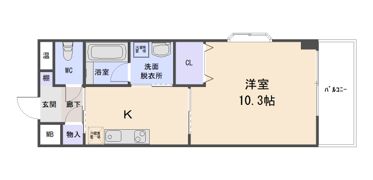 ウィステリア壱番館の間取り画像