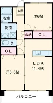 プライムガーデン下関の間取り画像