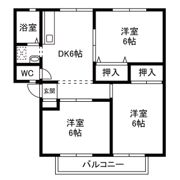 サンエール天白 Bの間取り画像