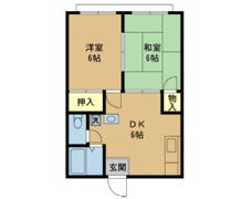 サンライズ成田Aの間取り画像