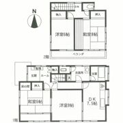 北島貸家の間取り画像