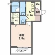 カトル・パレ駅北の間取り画像