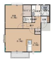 フレシール大塚 Aの間取り画像