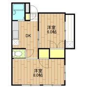 グランドア越野の間取り画像