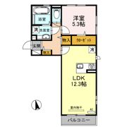 エレンシアの間取り画像