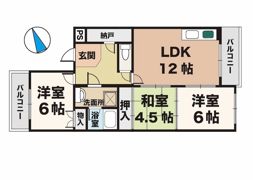 ハピネスの間取り画像