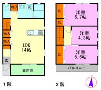 ルアナガーデンの間取り画像