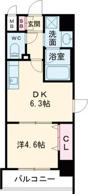レシオ千里丘の間取り画像