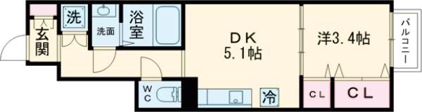 Grand Terrace長町南Ⅱの間取り画像