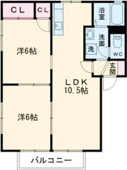 セントリバーヒルズ東千代崎の間取り画像