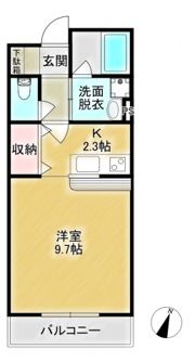 ヴィラ・クオーレの間取り画像