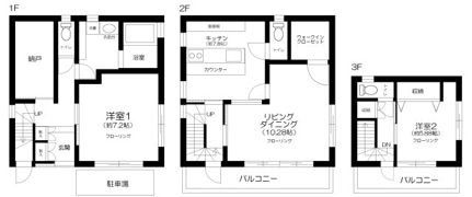 早宮4丁目戸建ての間取り画像