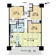 ライオンズ台原フォレストフォートの間取り画像