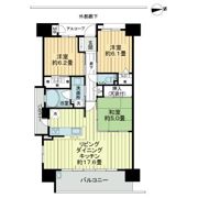 サーパスシティ栗林公園イーストテラスの間取り画像
