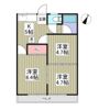リブレス桐生堤町Bの間取り画像