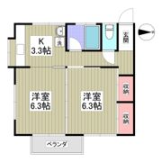 第1あそうコーポの間取り画像
