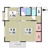 第1あそうコーポの間取り画像