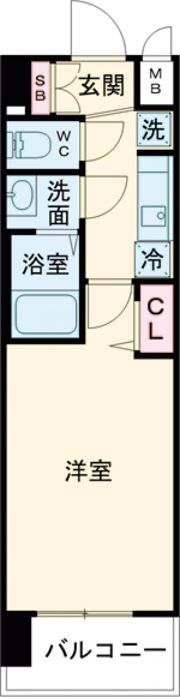 プレサンスTHE KYOTO 流雅の間取り画像