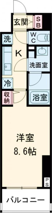 エルスタンザ徳川の間取り画像