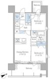 PRIME SQUAREⅢの間取り画像
